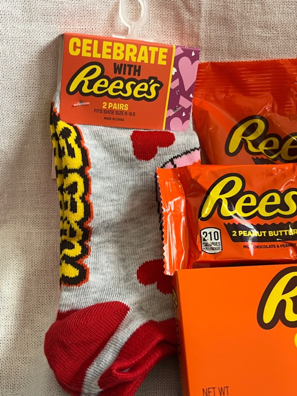 Orange Novelty Reese’s Hosiery Gift Bundle - Picture 2 of 7